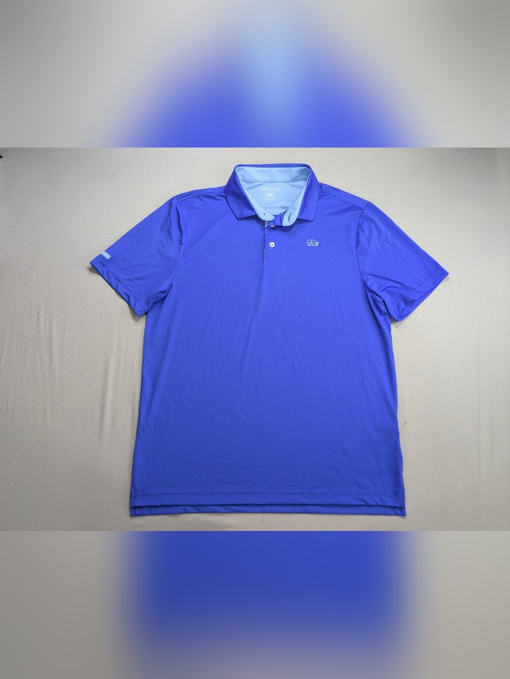 Good Good Golf Performance Polo Shirt Men's XL Blue